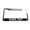 Los Angeles Police LAPD KMA-367 Chrome Metal License Plate Frame CHP 11-99