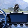 Roczential Skateboard Bear Dashboard Ornament, Skateboard Bear Car Ornament |