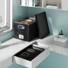 GRSQYS File Storage Box with Lid File Boxes for Hanging