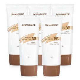 Derma House Natural Sun BB Cream 50mlx5 pieces UV protection blemish cover skin correction natural sun BB cream 5 pieces / 더마하우스 내츄럴 썬비비크림50mlx5개자외선차단 잡티커버 피부보정 내츄럴 썬비비크림5개