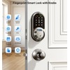 Veise RZ07C Smart Locks for Front Door, 2 Knob Handle