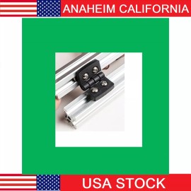 VXB 2020 Aluminum Profile Accessory, Zinc Alloy Black Hinge for Extrusion Profile