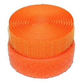 Fluorescent Orange 20mm Sew-on Hook & Loop Tape Alfatex® Brand supplied by the Velcro Companies - Various Lengths (Length: 1m)