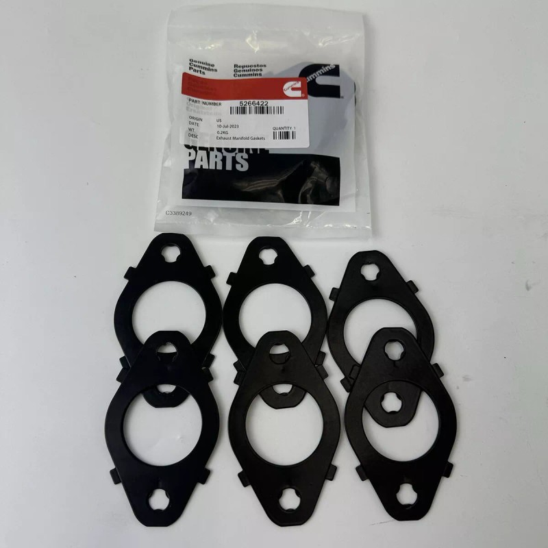 Cummins 6x Exhaust Manifold Gaskets 5266422 For 1998-15 Dodge Ram