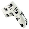 ★Premium Putter Cover ★ Skull Embroidery Blade Pin Type Odyssey