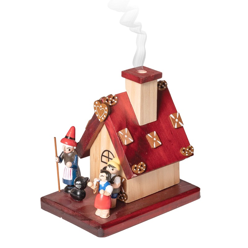 Wichtelstube-Kollektion Smoking House Incense Figurine Hansel and Gretel Incense House