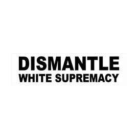 Infamous Network Dismantle White Supremacy Black Lives Matter BLM Ally Anti Racist Bumper Sticker or Laptop Decal 5.5-by-1.5 Inches