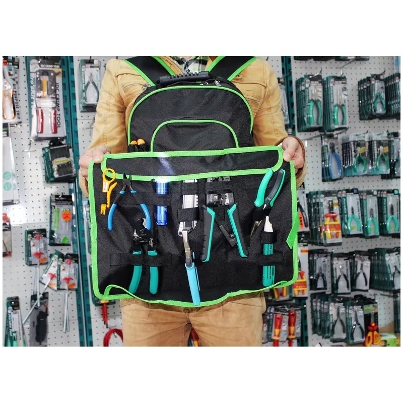 Pro'skit Mochila De Electricista De Herramientas Capacidad Profsional