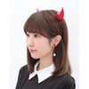 Clearstone Cosplay Halloween Devil Pin Enamel Unisex Red