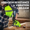 Vgo... 1 Pair Synthetic Leather Multi-Functional Work Gloves, Gardening Construction