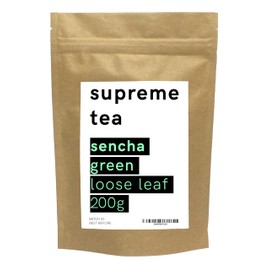 Supreme Japanese Sencha Green Tea | 200g Loose Leaf | Curated with Precision from Japan’s Finest Farms | 100% Natural & Fresh.