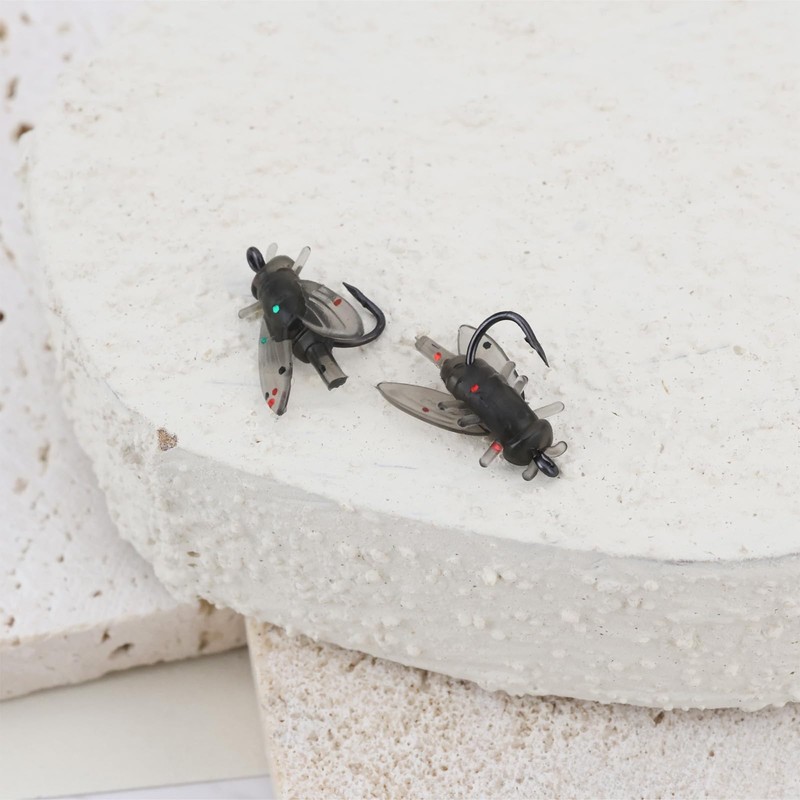 Create idea 50Pcs Bionic Fly Fishing Bait Fly Soft Bait