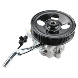 WMPHE Power Steering Pump with Pulley Compatible with Hyundai Genesis Coupe 2.0L L4 2010 2011 2012 2013, Replacement for 571002M000, 21-504