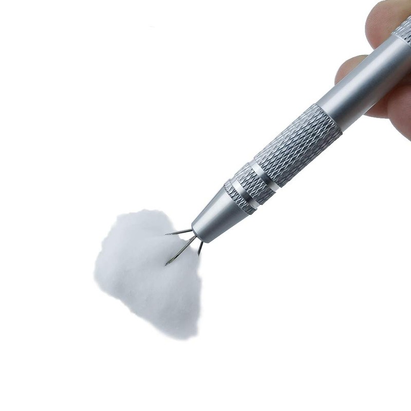 Pinza de algodón para manicura y manicura limpia, herramienta de