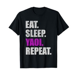 Eat Sleep Yaoi Repeat - Yaoi Boy's Love Manga T-Shirt