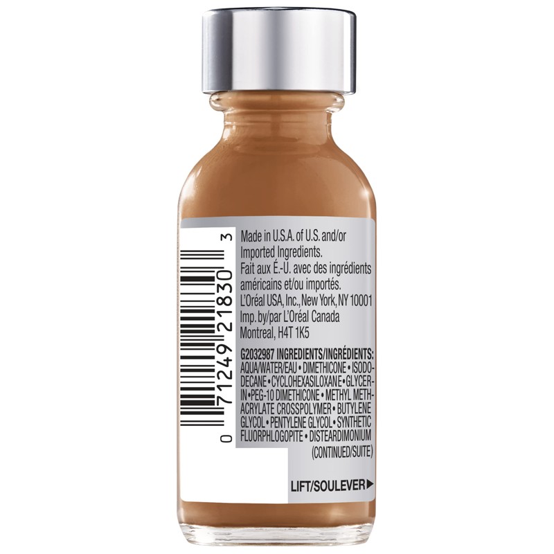 L’Oréal Paris Makeup True Match Super-Blendable Liquid Foundation, Cappuccino N8,