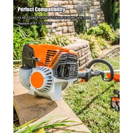 HUQUZN Carburetor Carb Kit with Filter Fit for Stihl FS240 FS240C FS240R FS240RC FS260 FS260C FS260R FS260RC FS360C FS410C Replace 4147-120-0625 4147 120 0625 4147-141-0300