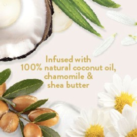 Suave Baby Detangler Cream for Curly, Coily Hair, with 100% Natural Coconut Oil, Chamomile & Shea Butter No Parabens, Silicones, Dyes 6.8 OZ