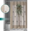 ZOE GARDEN Shower Curtain Set with Hook 72" x 72",