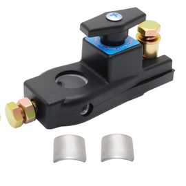 Battery Disconnect Switch for Car/RV/Marine - Universal 12V/24V Power Cut Off Switch with Manual Control (Heavy Duty Battery Kill Switch 1-Pack)