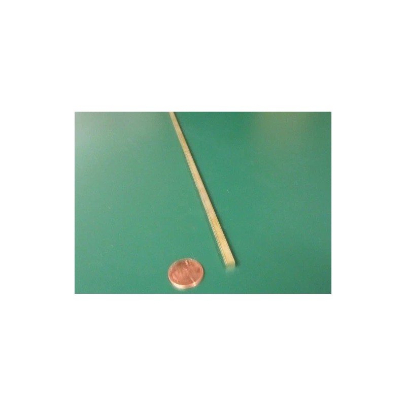 Basic 360 Brass Square Bar 3/16" Thick x 3/16" Wide