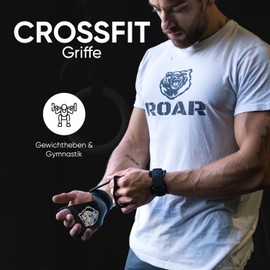 Roar® Crossfit Gloves, Hand Grip, Crossfit Grips, Piloxing Gloves, Grips Crossfit, Rep Ahead, Strap Gymnastics, Hand Protection, Fitness, Wodies, Calisthenics, Weightlifting, Gym, Bars (M)