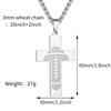 GLITTO Football Cross Necklace for Boys Men Stainless Steel Pendant