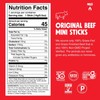 CHOMPS Mini Original Grass Fed Beef Sticks, 6 Ct
