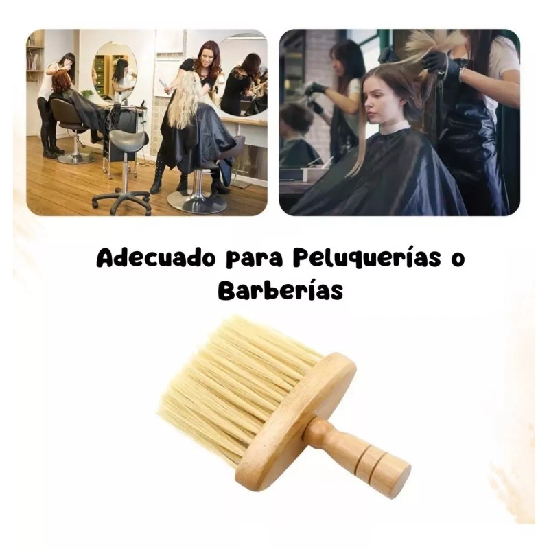 Veraly Cepillo Madera Limpieza De Cuello Barbería / Peluquería 1p