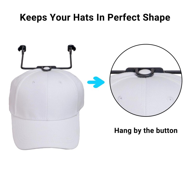 Yuoyar Car Hat Organizer Rack for Baseball Caps Truck SUV