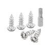 QUARKZMAN M6 x 12mm Torx Pan Head Security Sheet Screws