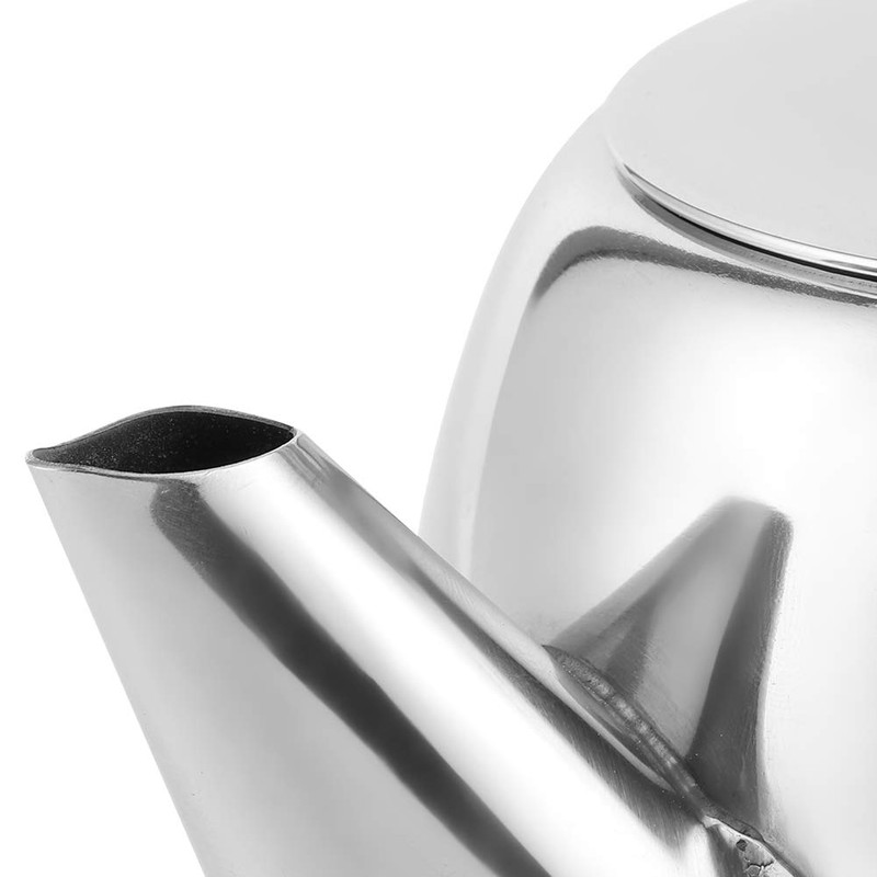 Tetera de acero inoxidable, hervidor de agua fría de cocina,