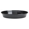 Stewart 4840005 7.6-10 cm Flower Pot Saucer - Black (Pack