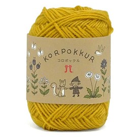 Hamanaka Hand Knitting Yarn Koropokkuru Col.5 Yellow 2126