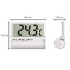 Measury TM11 Aquarium Thermometer Digital for Gluing, Aquarium Thermometer for