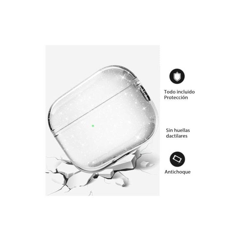 USTIYA SF Funda para AirPods Pro 2 generación 2022 y