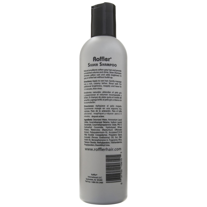 Roffler Silver Shampoo 10.1oz - Violet - Daily Hair Shampoo