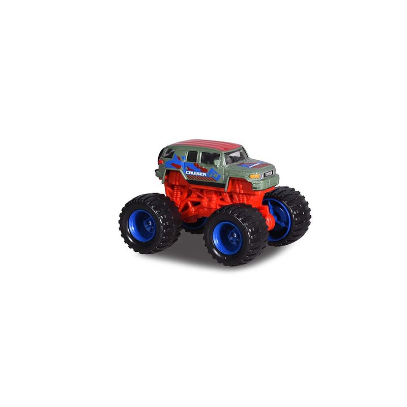Majorette 212057255 Rockerz, Die Cast with Freewheel & Suspension, Monster