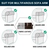 ADPON Stretch Armrest Covers Spandex Arm Covers for Chairs Couch