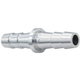 ICT Billet 3/16" Inch Hose Barb Splice Coupler Repair Fitting Adapter Connector Radiator Coolant Intercooler Heat Exchanger Fluid Fitting Designed & Manufactured in USA Bare Aluminum AN627-03A