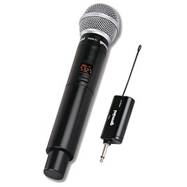 Gemini HWM01 UHF Wireless Microphone Dynamic System w/USB Rechargeable Receiver
