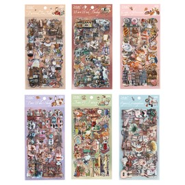 Scrapbooking Stickers, Scrapbook Accessories, Transparent Scrapbooking Stickers for Scrapbook Photo Albums, Scrapbook, Laptop, Crafts