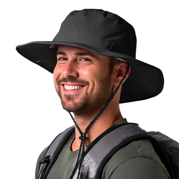 TOP-EX Mens Womens Sun Hat UV Protection Wide Brim Cooling