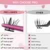 Cluster Eyelashes, Pack of 72 Individual Eyelashes, Eyelash Clusters, DIY