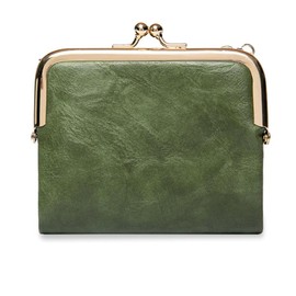 Round Sheep Bifold Wallet, green