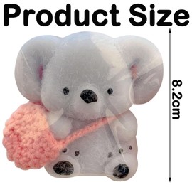 Taba Squishy, Fufu Squishy, Cute Toys, Stress Relief Squeeze Rebound Sensory Toy, Funny Novelty Cute Animals Stress Relieving Fidget Toy for Boys Girls Birthday Party Gifts (Koala)