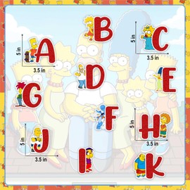 Seyal® BRT Simpson A-Z Alphabet Wall Sticker