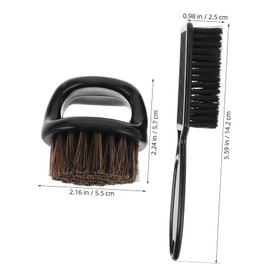 PACKOVE 1Set Beard Scrubber Scalp Scratcher Professional Hair Brush for Men Complete Grooming Kit with Soft Bristles for Hairline Essential Hair Care