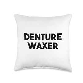 Denture Waxer Throw Pillow
