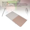 10pcs Plush Foam Floor Mat Washable Interlocking Carpet Tiles Cuttable